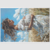 Windswept Lace Maternity | Boho Prairie Découpage Seidenpapier (Vorderseite)