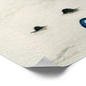 WindSwept Mermaid Poster (Ecke)