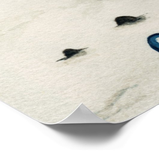 WindSwept Mermaid Poster (Ecke)