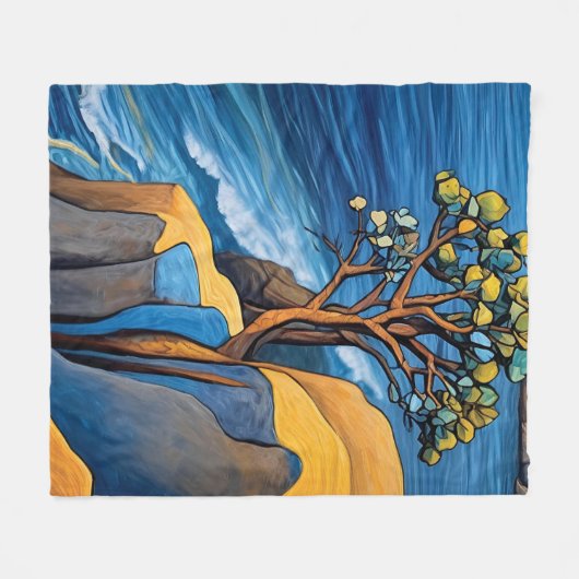 WindSwept Serenity Fleecedecke (Vorderseite (Horizontal))