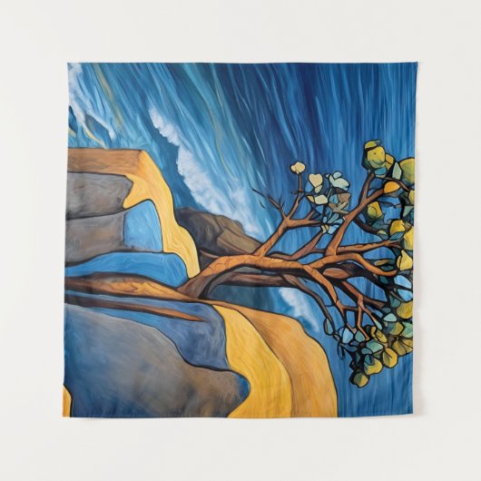 WindSwept Serenity Wandteppich (Vorderseite (Horizontal))