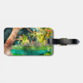 WindSwept Tree Gepäckanhänger (Rückseite horizontal)