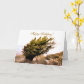 WINDSWEPT TREE KARTE (Gelbe Blume)