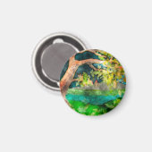 WindSwept Tree Magnet (Vorderseite/Rückseite)