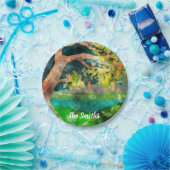 WindSwept Tree Pappteller (Party)