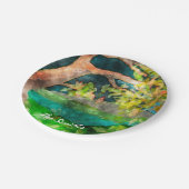 WindSwept Tree Pappteller (Schrägansicht)