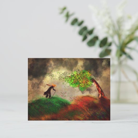 Windtag Postkarte (Stehend Vorderseite)