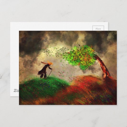 Windtag Postkarte (Vorne/Hinten)