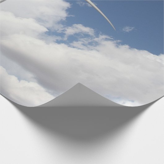Windturbine Geschenkpapier (Ecke)