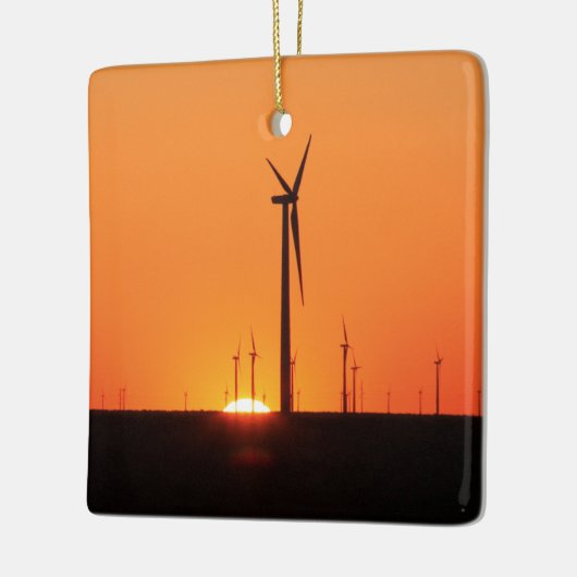 Windturbine Keramikornament (Links)