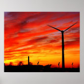 Windturbine Poster (Vorne)