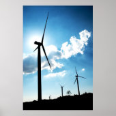 Windturbine Poster (Vorne)
