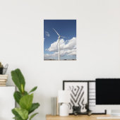 Windturbine Poster (Heimbüro)
