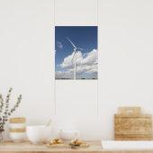 Windturbine Poster (Küche)