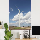 Windturbine Poster (Heimbüro)