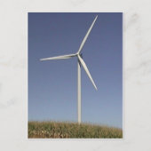 Windturbine Postkarte (Vorderseite)