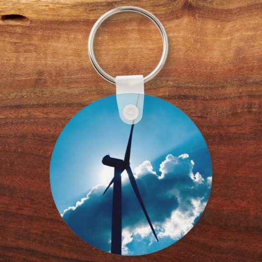 Windturbine Schlüsselanhänger (Vorderseite)