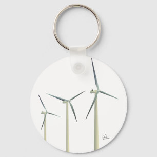 Windturbine Schlüsselanhänger