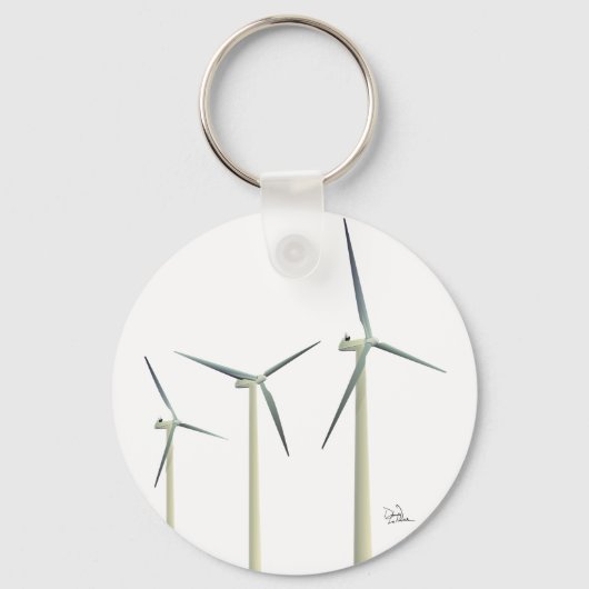 Windturbine Schlüsselanhänger (Vorderseite)