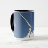 Windturbine Tasse (Vorderseite Links)