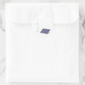 Windturbine und Solarpaneele Runder Aufkleber (Tasche)