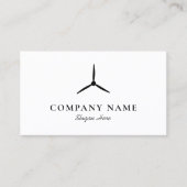 Windturbine Visitenkarte (Vorderseite)