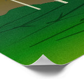 Windturbinen Art Poster (Ecke)