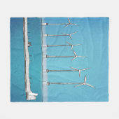 Windturbinen Fleece Blanket (Vorderseite (Horizontal))