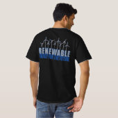Windturbinen für Power T-Shirt (Schwarz voll)