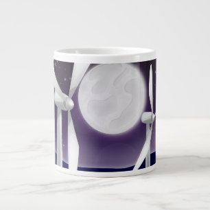 Windturbinen Jumbo-Tasse