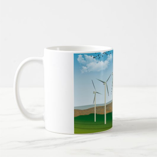 Windturbinen Kaffeetasse (Links)