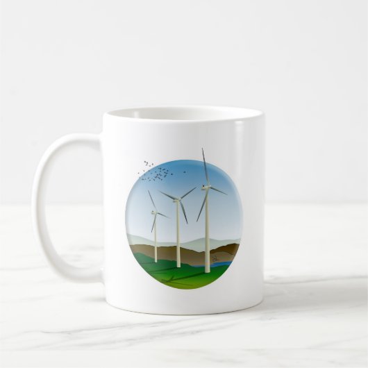 Windturbinen Kaffeetasse (Links)
