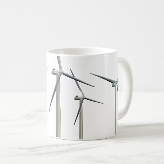 Windturbinen Kaffeetasse (VorderseiteRechts)