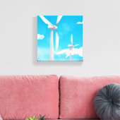 Windturbinen Leinwanddruck (Insitu (Wohnzimmer))