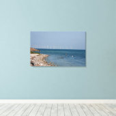 Windturbinen Leinwanddruck (Insitu (Holzboden))