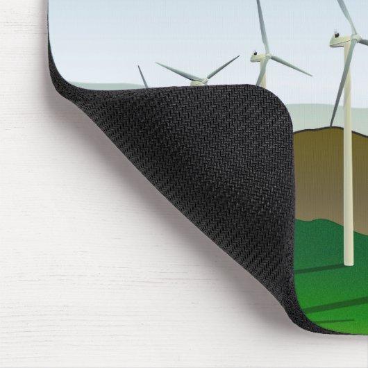 Windturbinen Mousepad (Ecke)