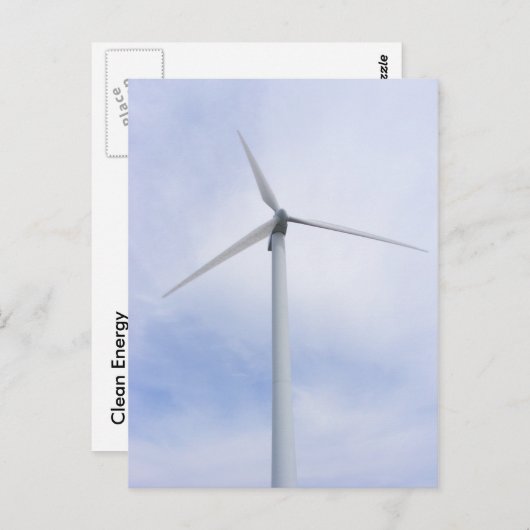 Windturbinen ~ Postkarte (Vorne/Hinten)
