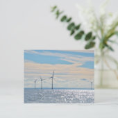 Windturbinen Postkarte (Stehend Vorderseite)