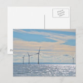 Windturbinen Postkarte (Vorne/Hinten)