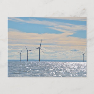 Windturbinen Postkarte