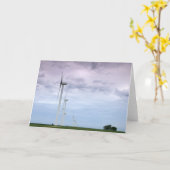 Windturbinen Skyward Karte (Gelbe Blume)
