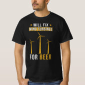 Windturbinen Sprichwort Funny T-Shirt (Vorderseite)