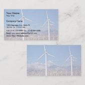 Windturbinen Visitenkarte (Vorne/Hinten)