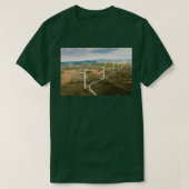 Windturbinen von oben T-Shirt (Design vorne)
