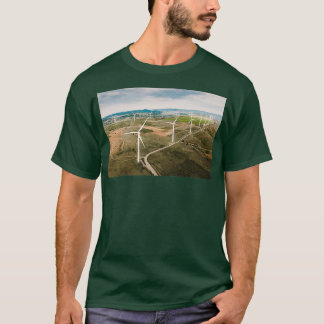Windturbinen von oben T-Shirt