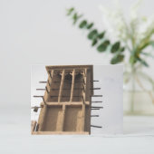 Windturm in Dubai Postkarte (Stehend Vorderseite)