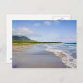 Windward Beach, Nevis Postkarte (Vorne/Hinten)