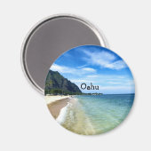 Windward Oahu Beach Magnet (Vorderseite/Rückseite)