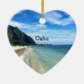 Windward Oahu Beach Ornament (Vorne)