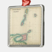 Windwardinseln Silbernes Ornament (Links)